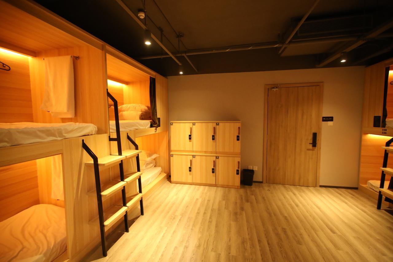 Chengdu Desti Youth Park Hostel Chunxi Road Exterior foto