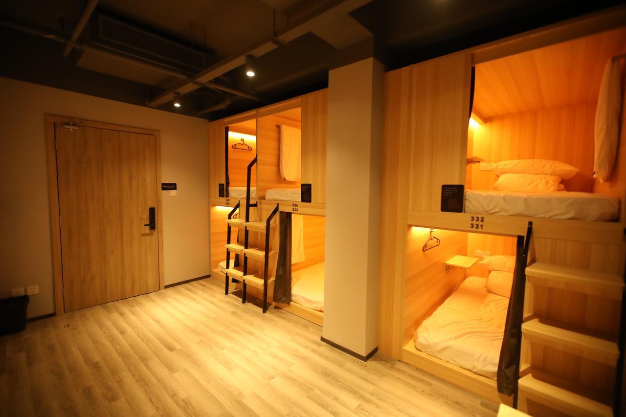 Chengdu Desti Youth Park Hostel Chunxi Road Exterior foto